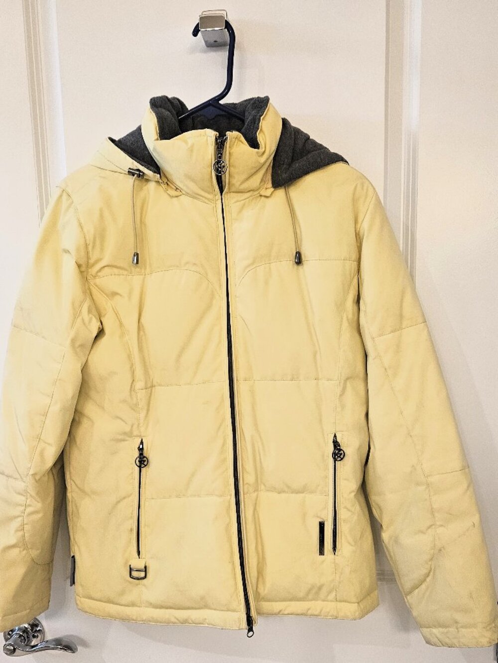 Zero X Posur Women's Winter Ski Snow Jacket Yellow Fleece Lined S